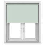 Dover Blackout Powdered Blue Motorised Roller Blind