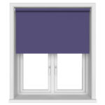 Dover Blackout Majestic Violet Motorised Roller Blind