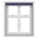 Dover Blackout Majestic Violet Motorised Roller Blind