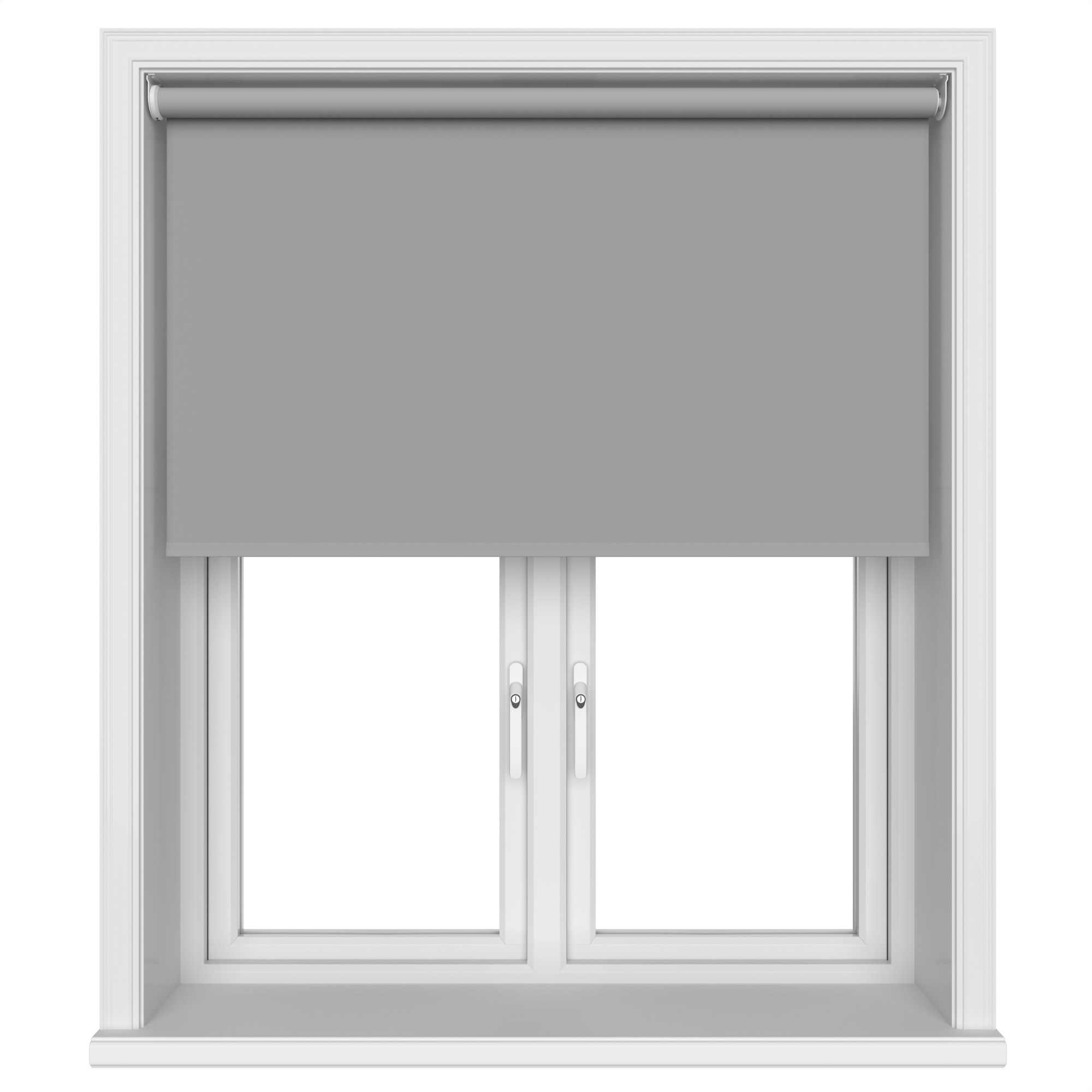 Dover Blackout Pewter Grey Motorised Roller Blind