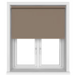 Dover Blackout Cocoa Beige Motorised Roller Blind