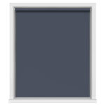 Dover Blackout Deep Indigo Motorised Roller Blind