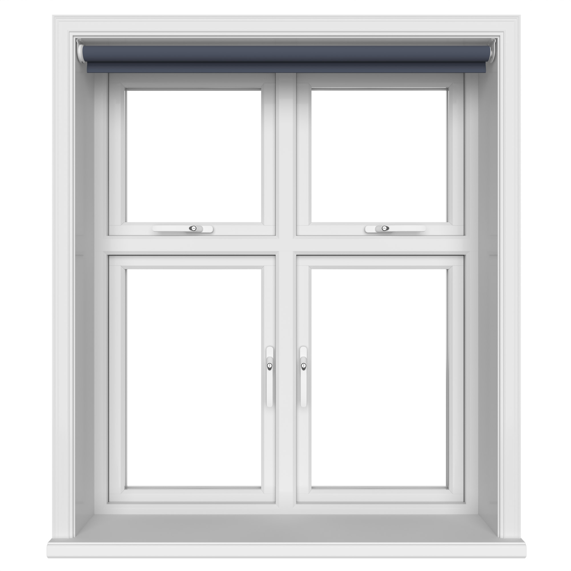 Dover Blackout Deep Indigo Motorised Roller Blind - Image 3