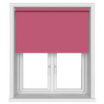 Dover Blackout Crimson Rose Motorised Roller Blind