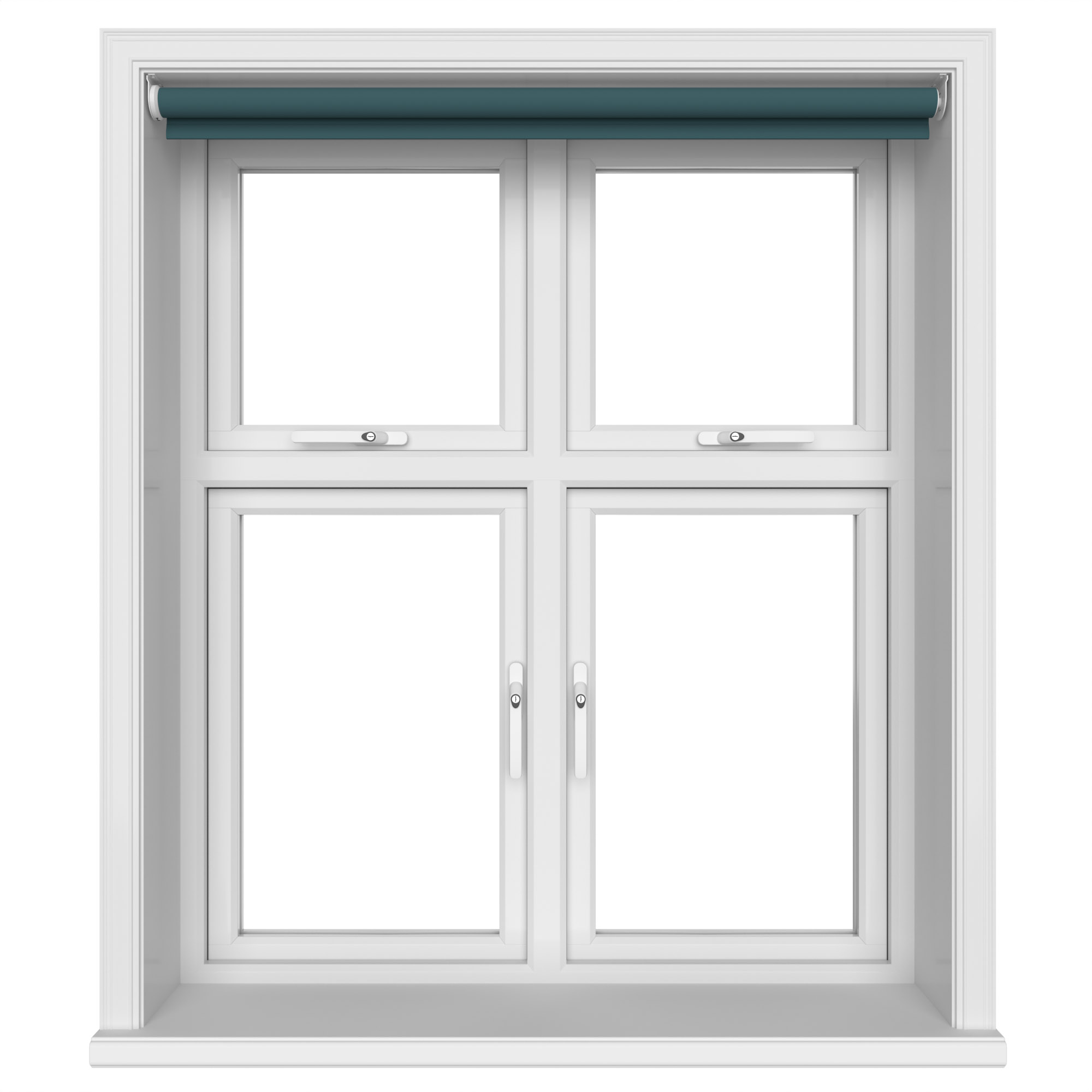 Dover Blackout Teal Depth Motorised Roller Blind - Image 3