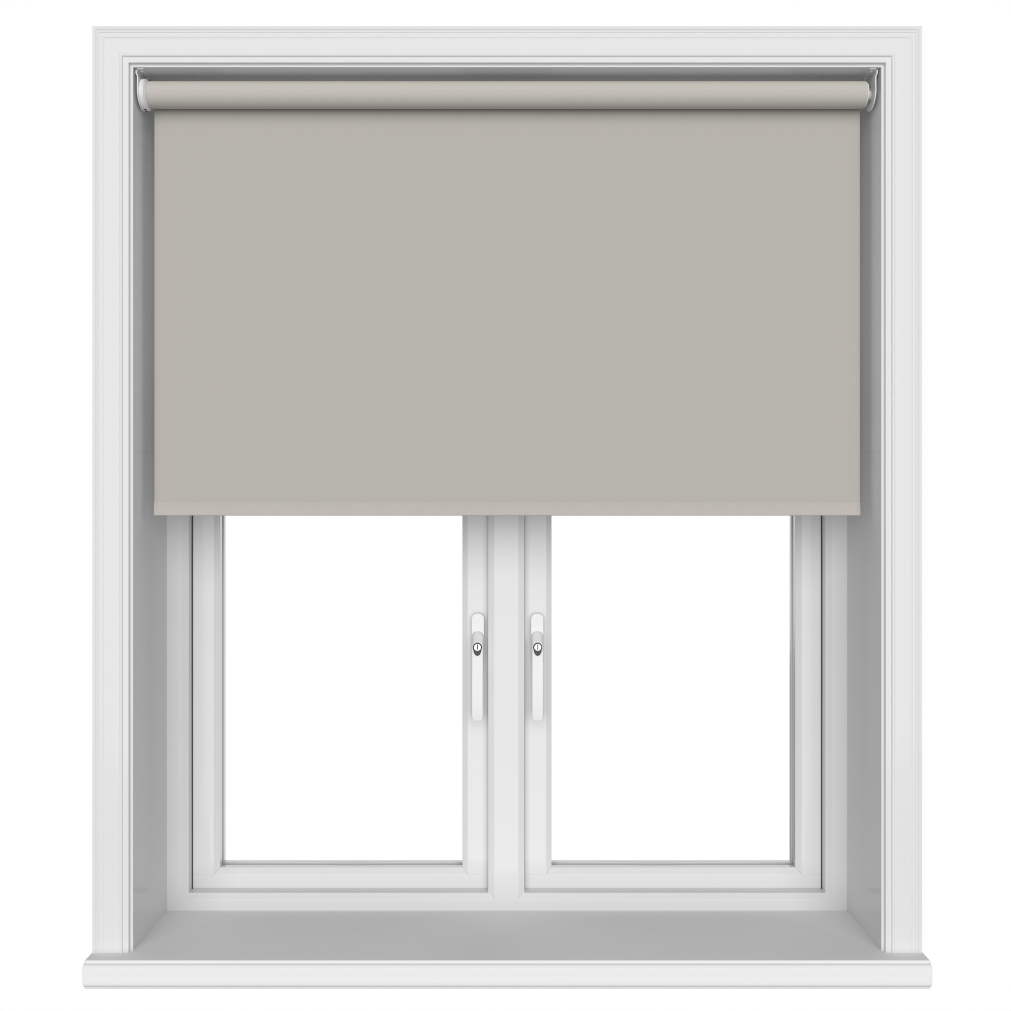 Dover Blackout Warm Pebble Motorised Roller Blind
