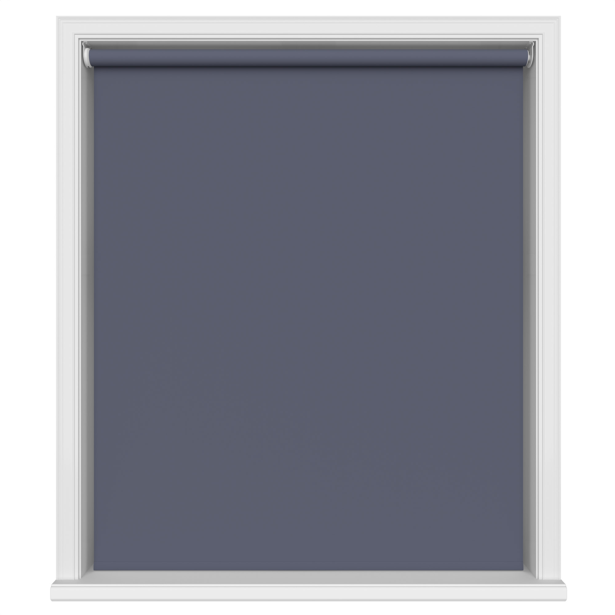 Dover Blackout Twilight Blue Motorised Roller Blind - Image 2
