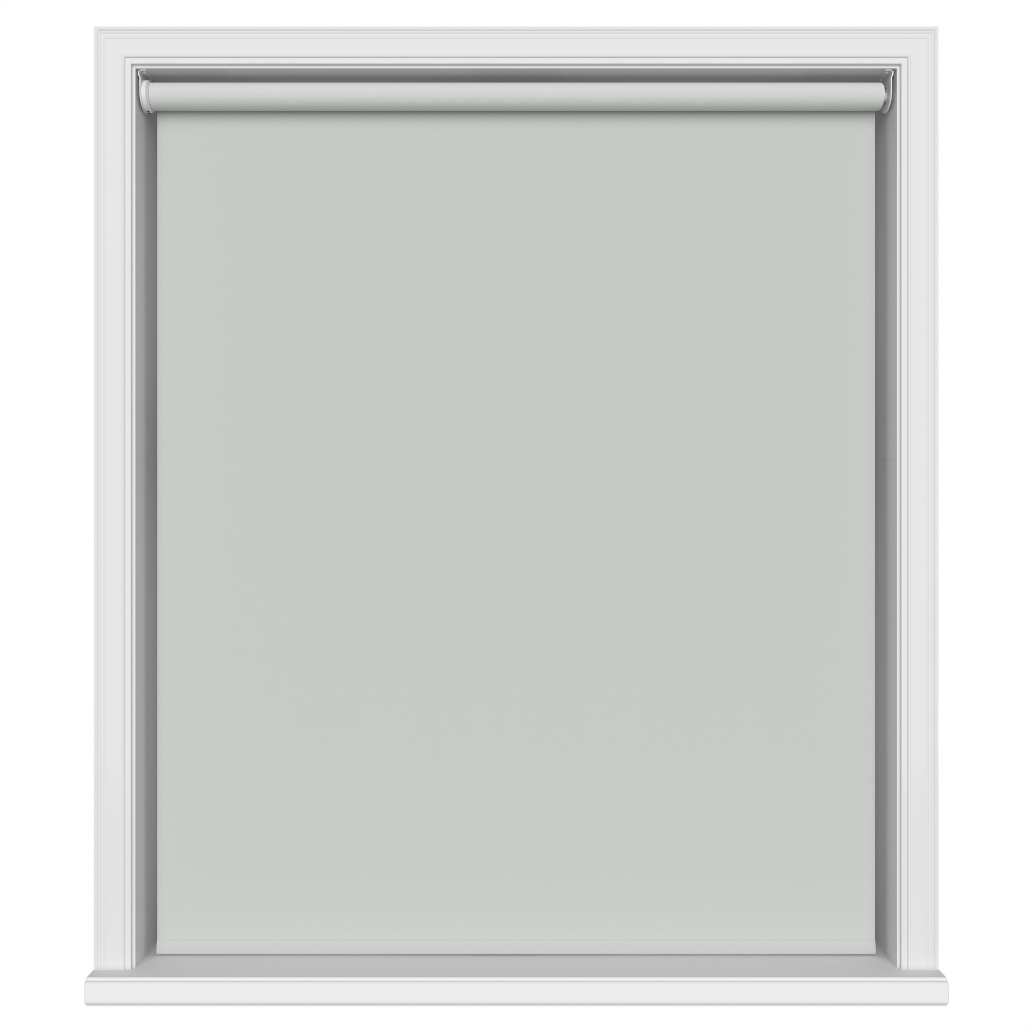 Dover Blackout Mist Grey Motorised Roller Blind - Image 2