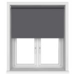 Dover Blackout Gunmetal Motorised Roller Blind