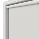 Dover Blackout Chalk White Motorised Roller Blind