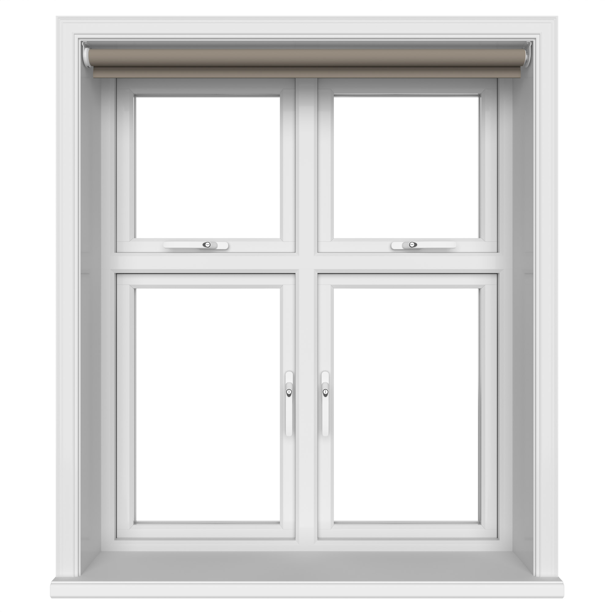Dover Blackout Mushroom Beige Motorised Roller Blind - Image 3
