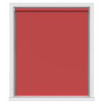 Dover Blackout Flame Red Motorised Roller Blind