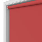 Dover Blackout Flame Red Motorised Roller Blind