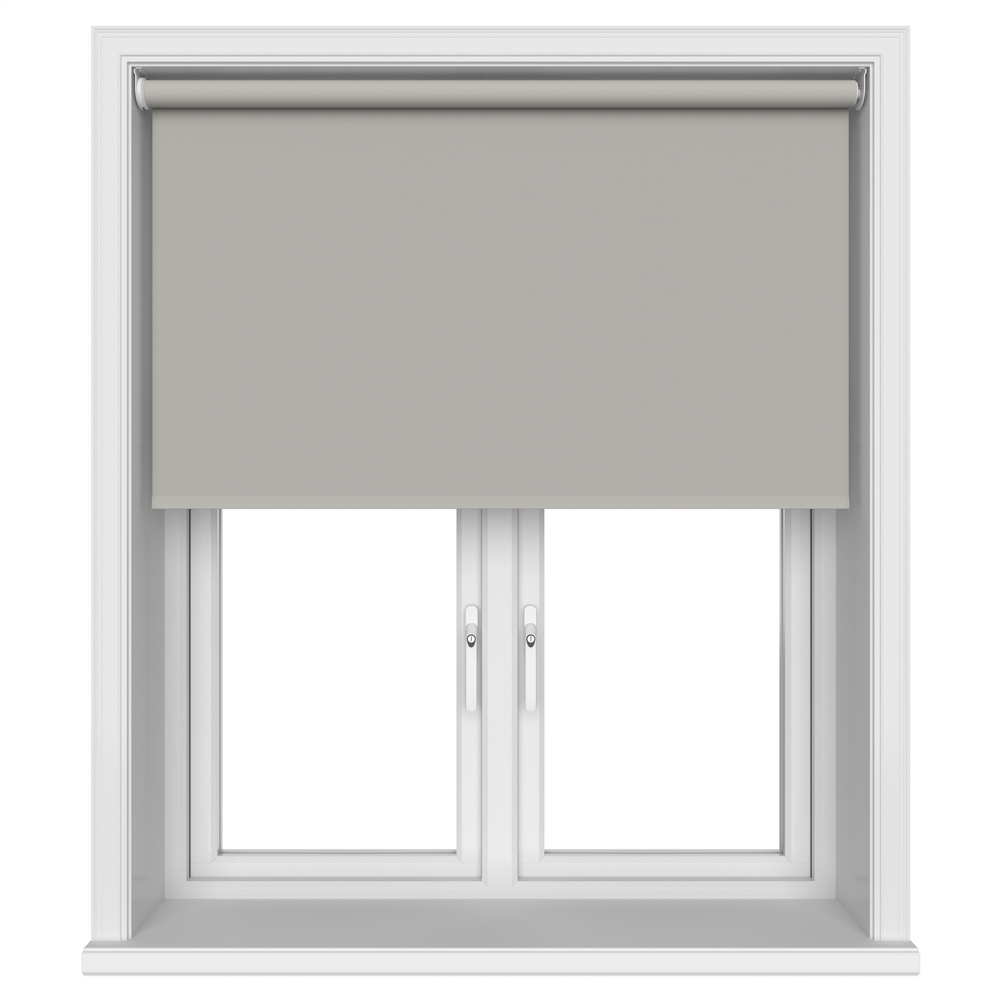 Dover Blackout Warm Stone Motorised Roller Blind