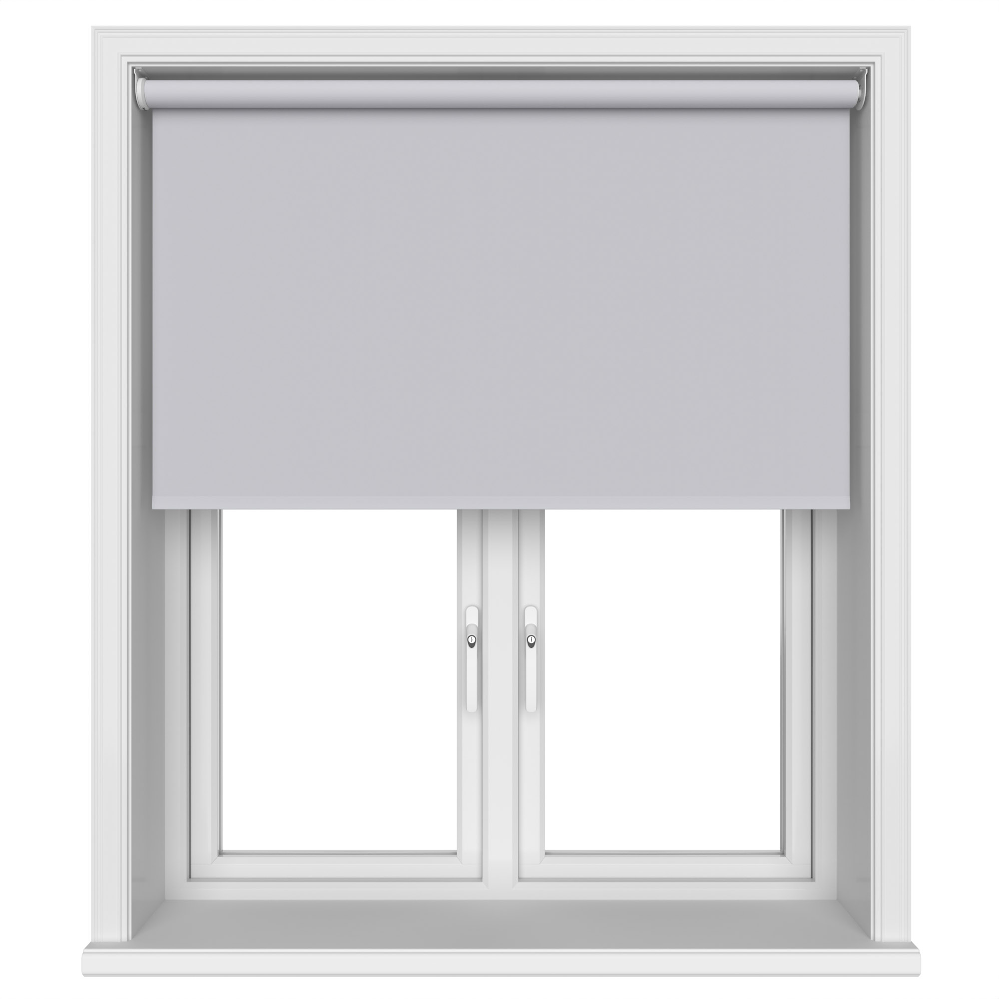 Dover Blackout Pale Grey Motorised Roller Blind