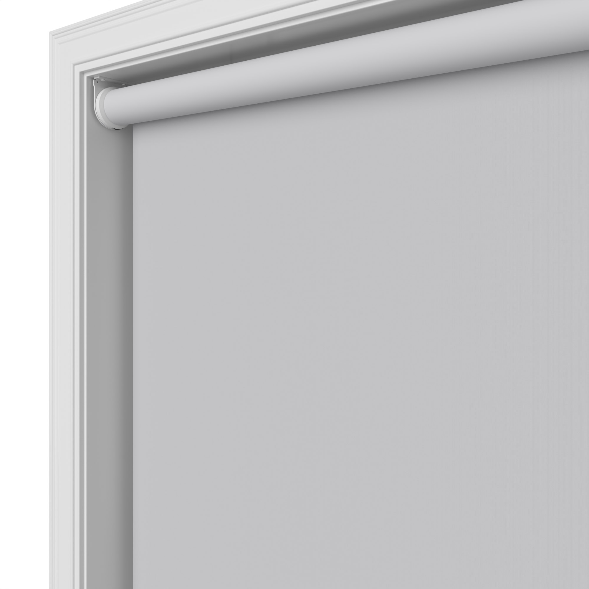 Dover Blackout Pale Grey Motorised Roller Blind - Image 4