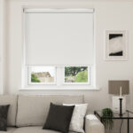 Accent Blackout Natural Chalk Motorised Roller Blind