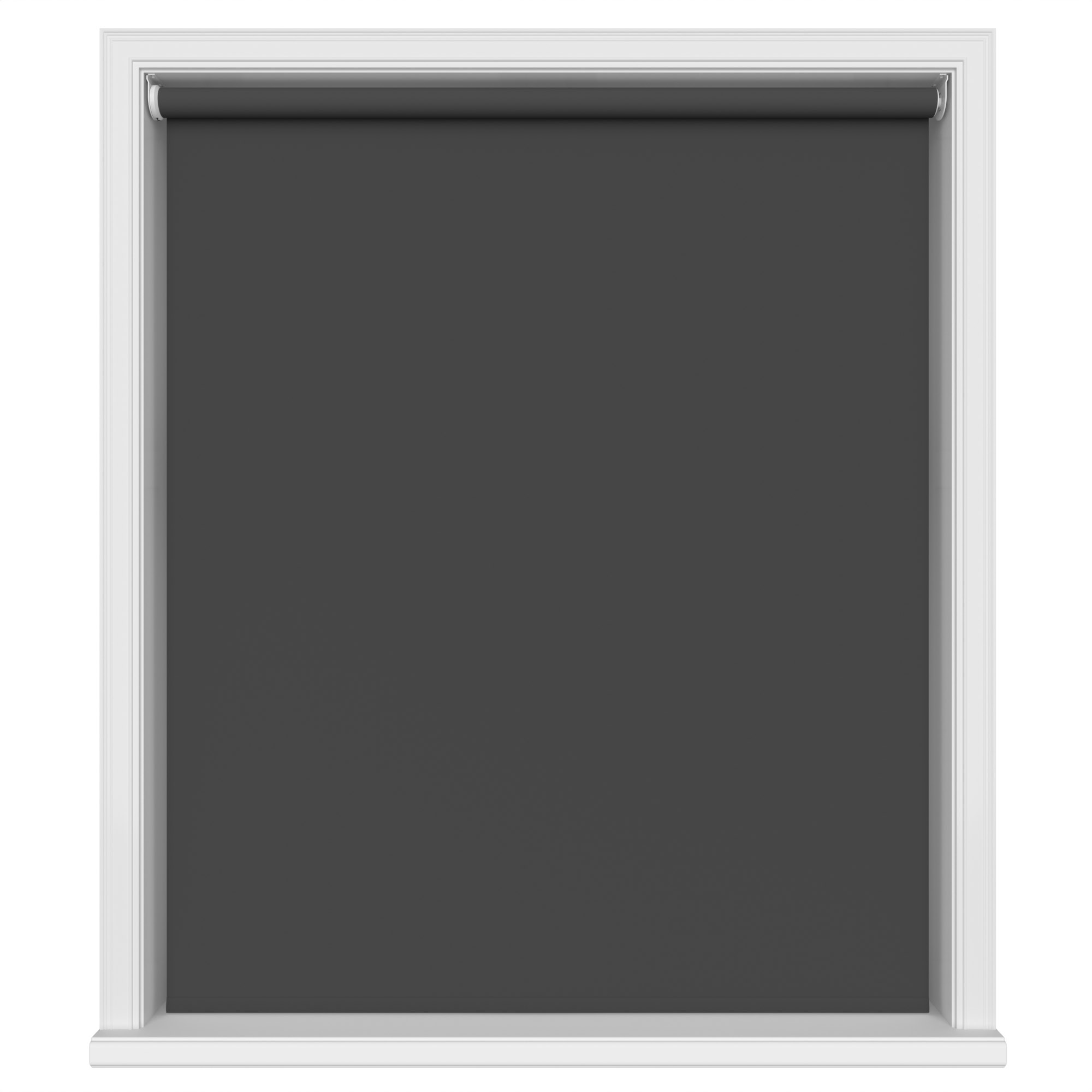 Accent Blackout Deep Smoke Motorised Roller Blind - Image 2