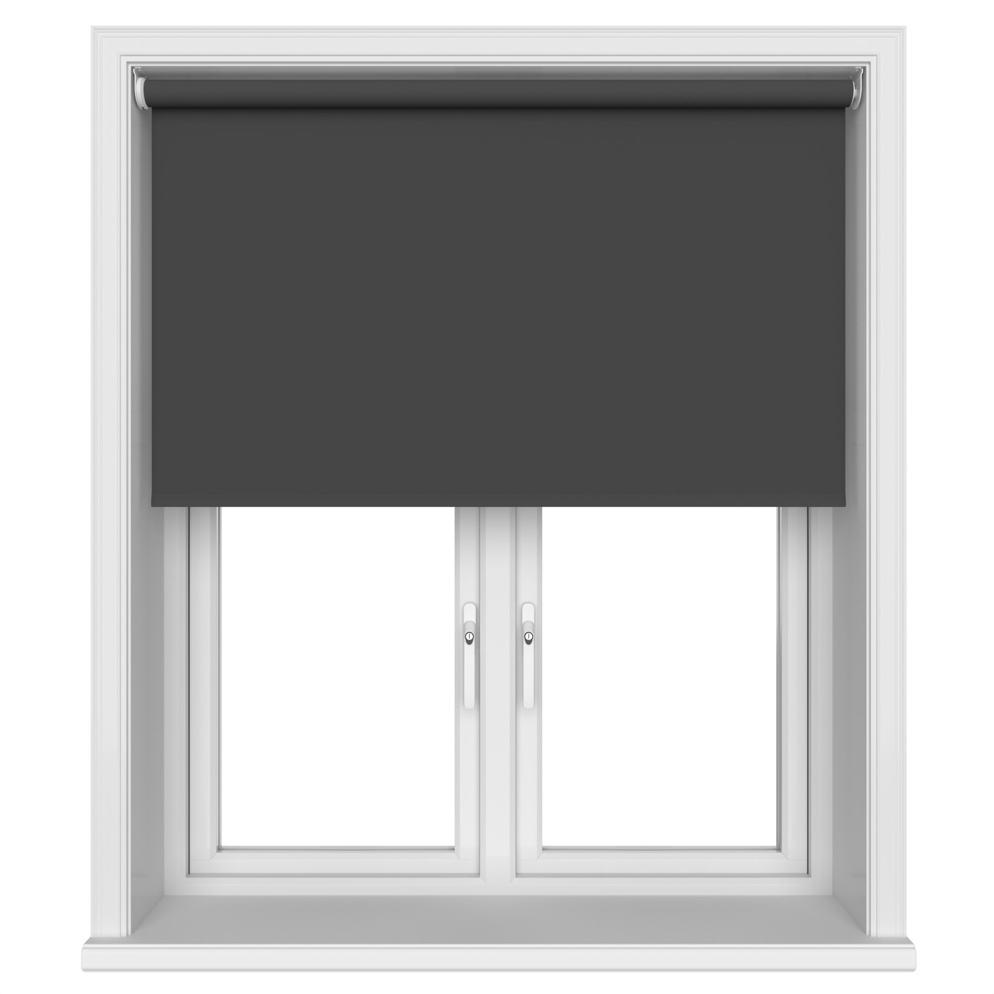 Accent Blackout Deep Smoke Motorised Roller Blind
