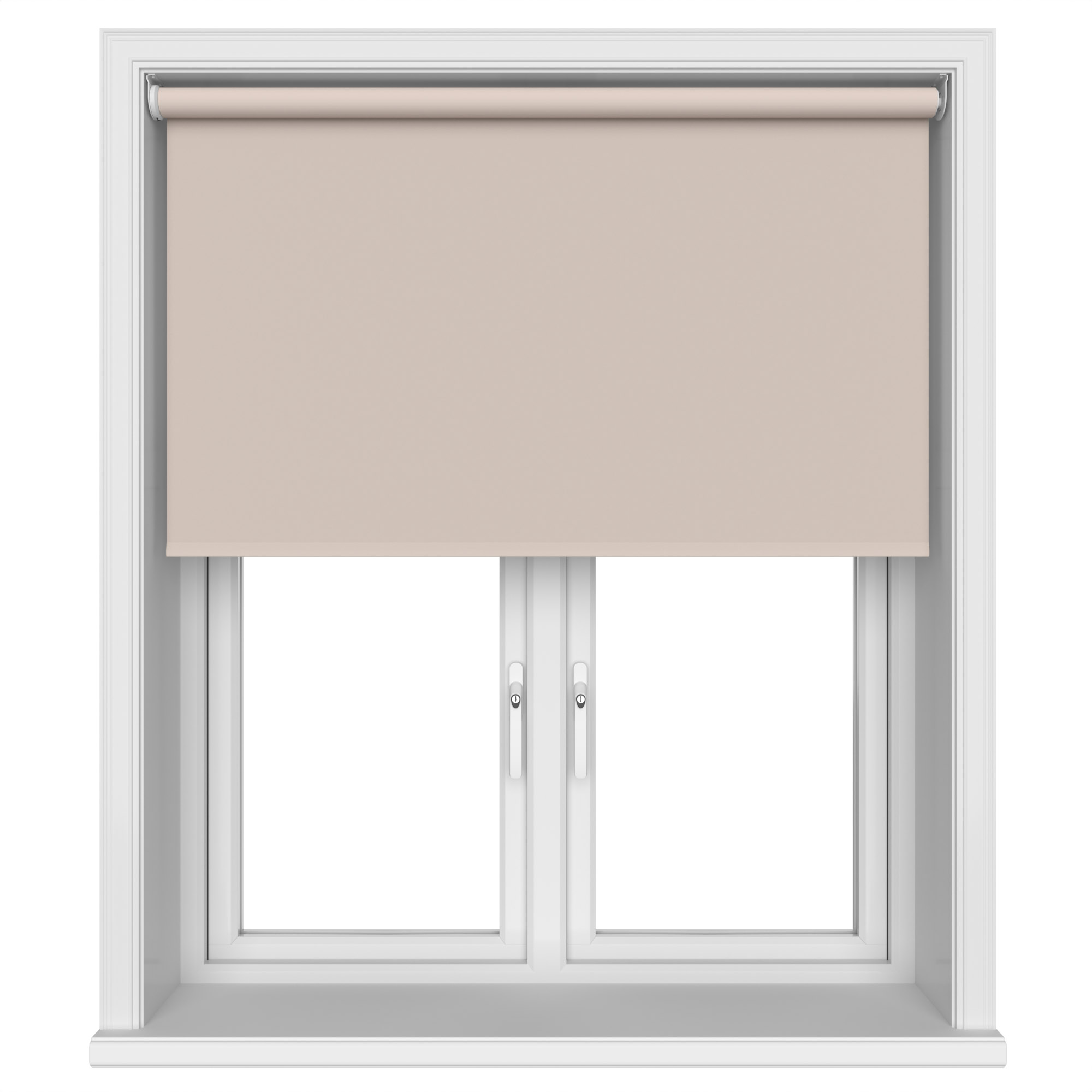 Accent Blackout Blush Haze Motorised Roller Blind