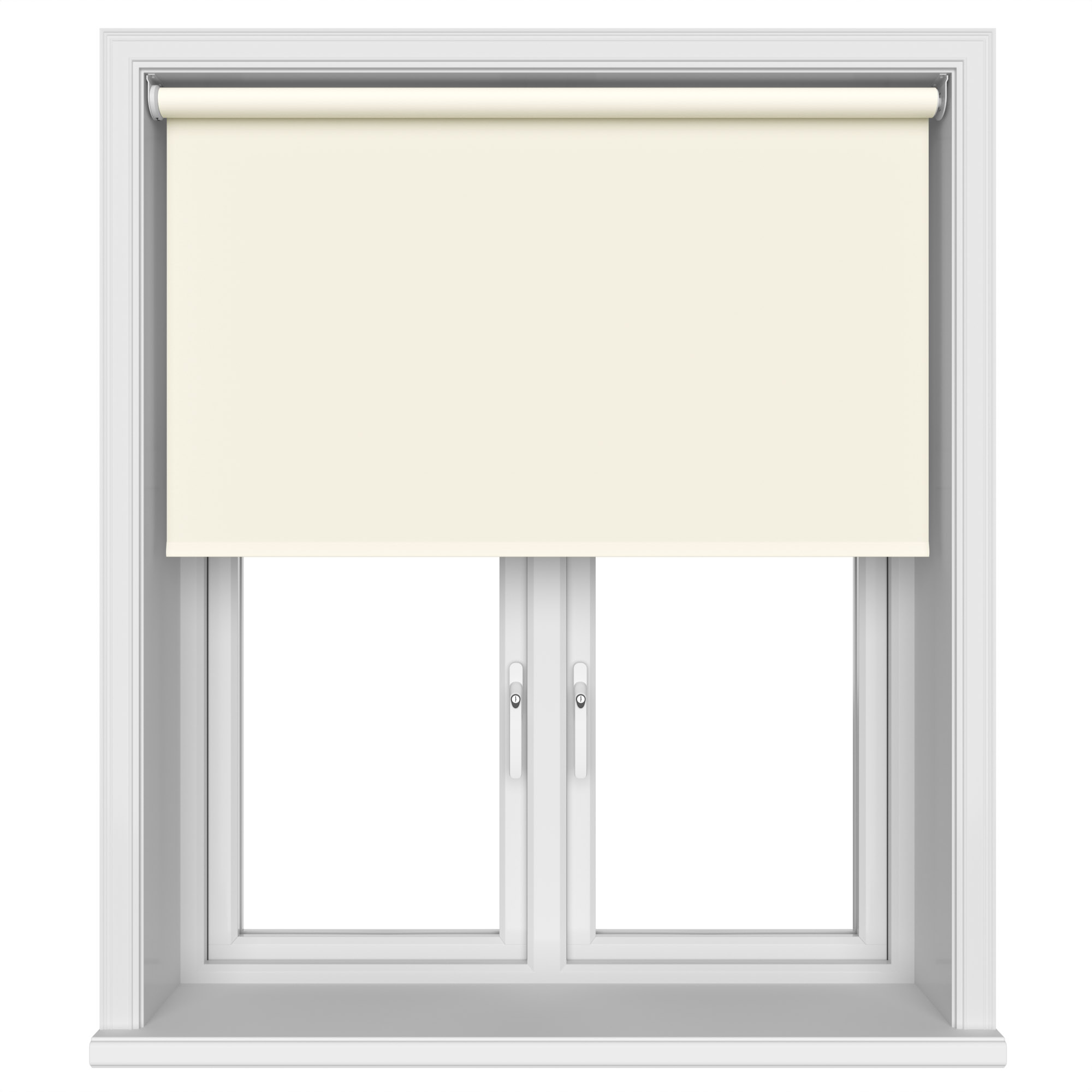 Radiance Blackout Butter Cream Motorised Roller Blind