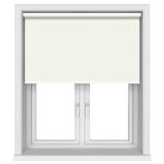 Radiance Blackout Pure Cream Motorised Roller Blind