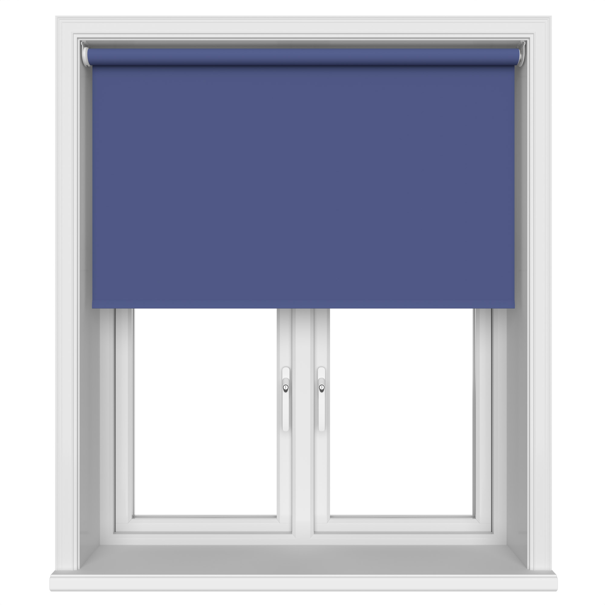 Radiance Blackout Imperial Blue Motorised Roller Blind