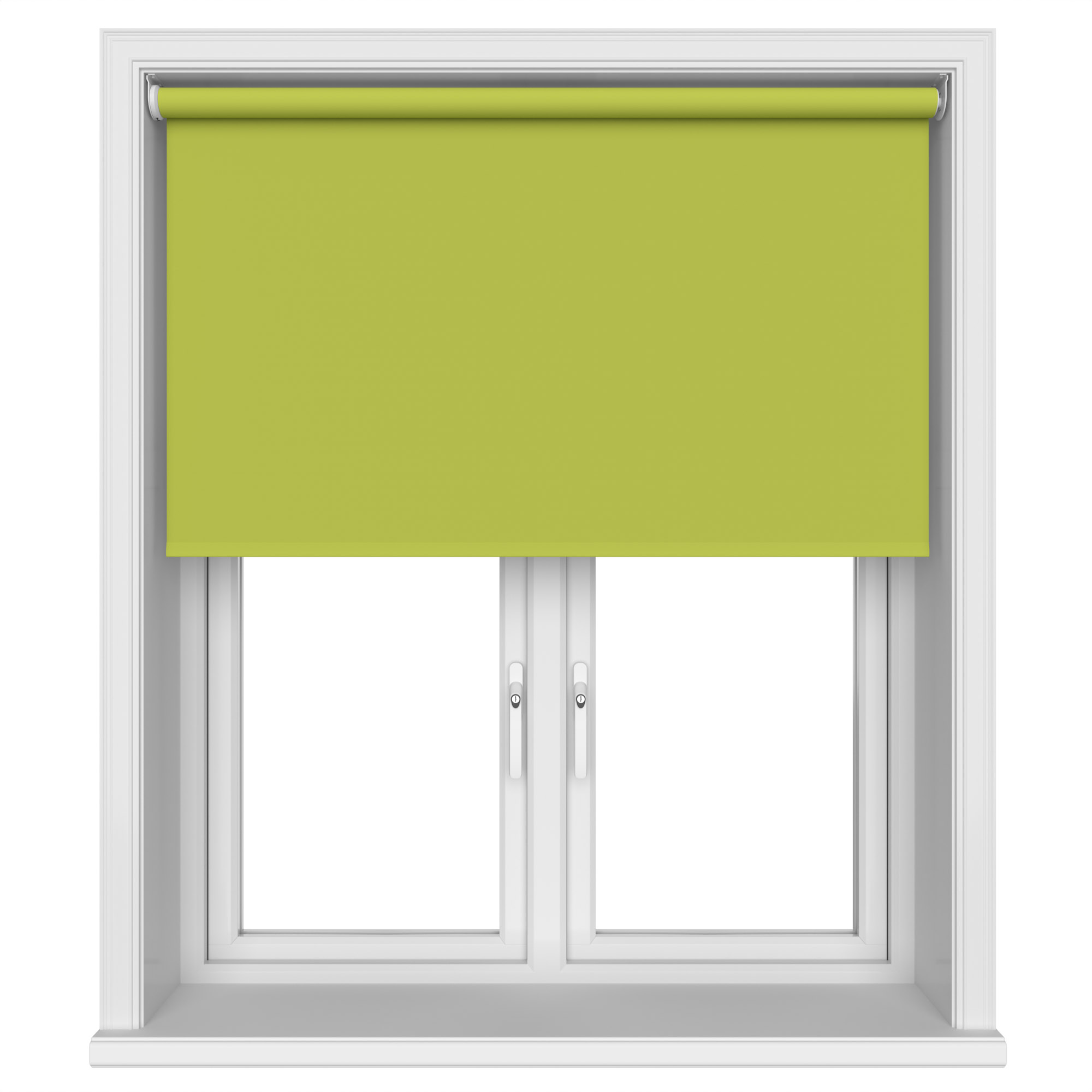 Radiance Blackout Lime Zest Motorised Roller Blind