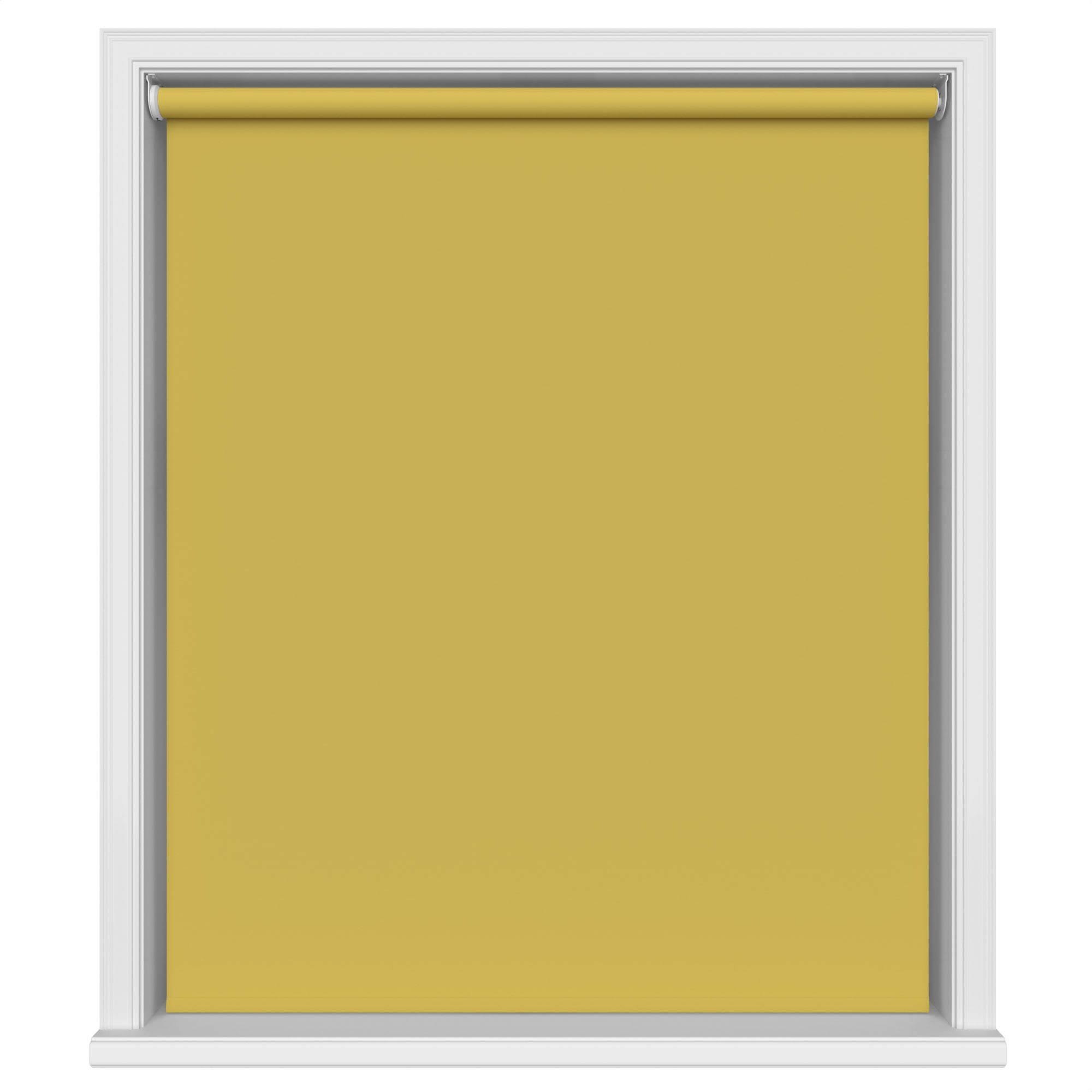 Radiance Blackout Solar Yellow Motorised Roller Blind - Image 2