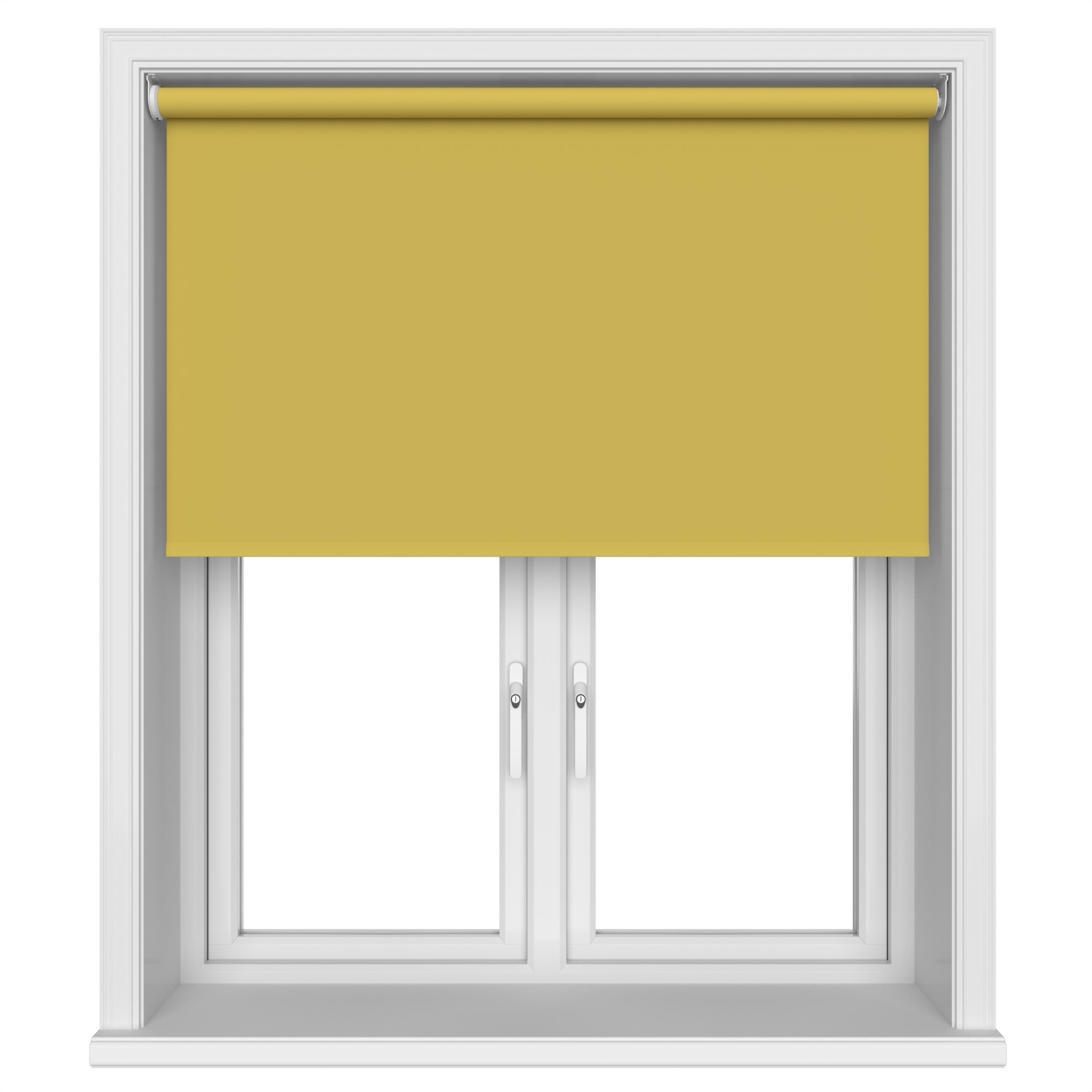 Radiance Blackout Solar Yellow Motorised Roller Blind