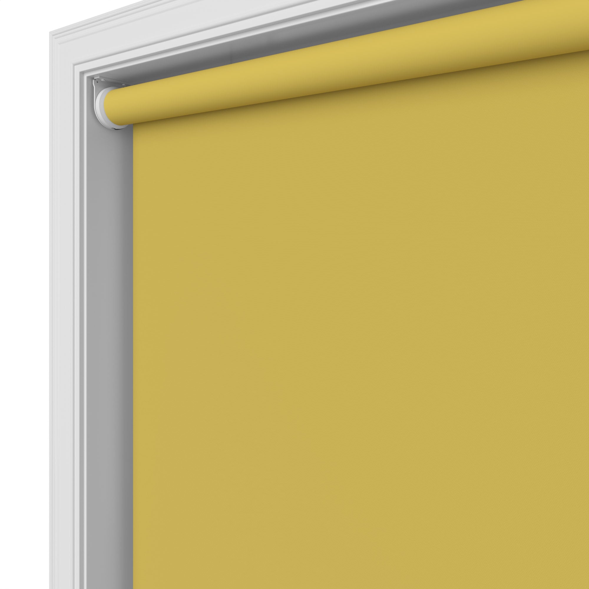 Radiance Blackout Solar Yellow Motorised Roller Blind - Image 4