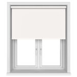 Radiance Blackout Bright White Motorised Roller Blind