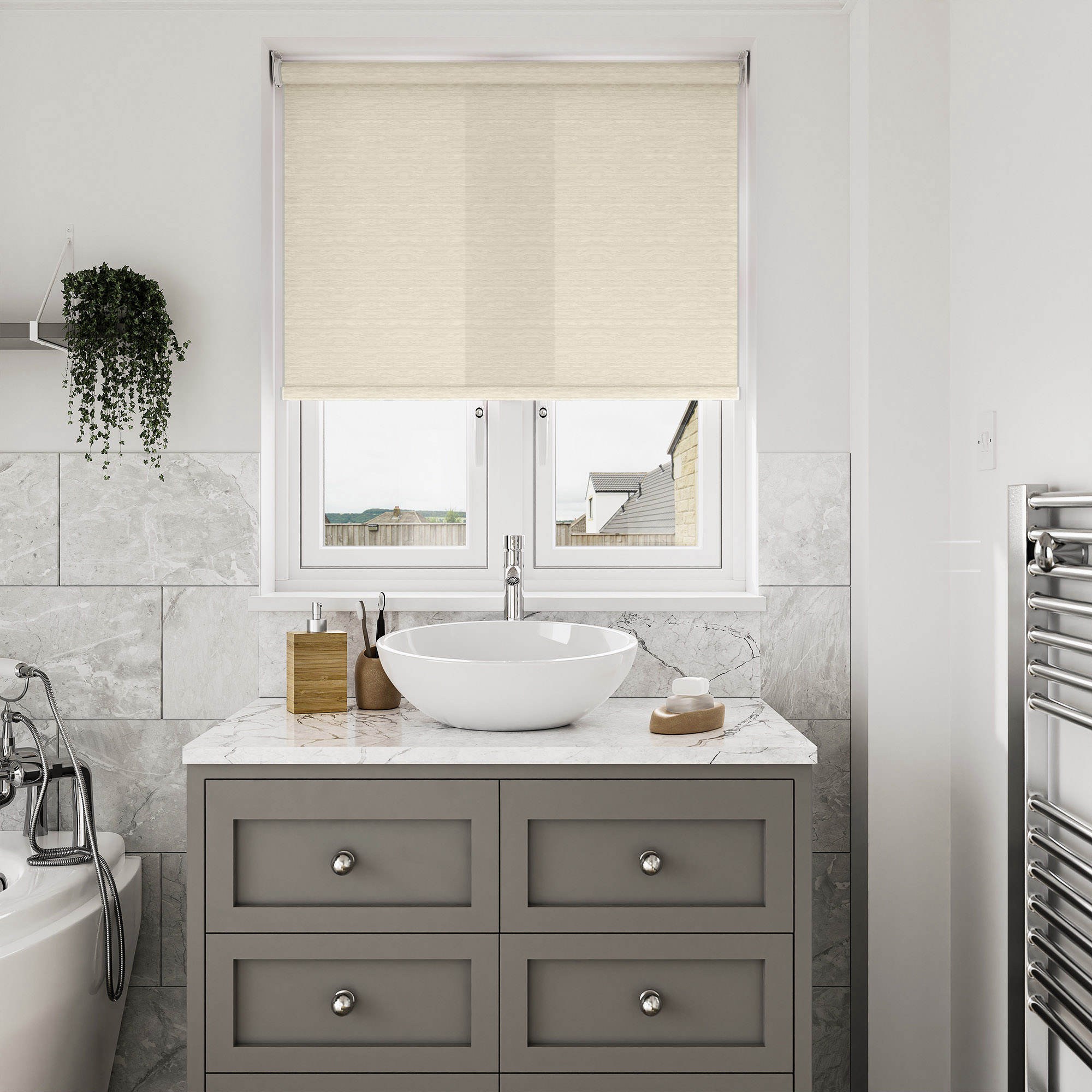 Leighton Desert Dune Motorised Roller Blind - Image 7