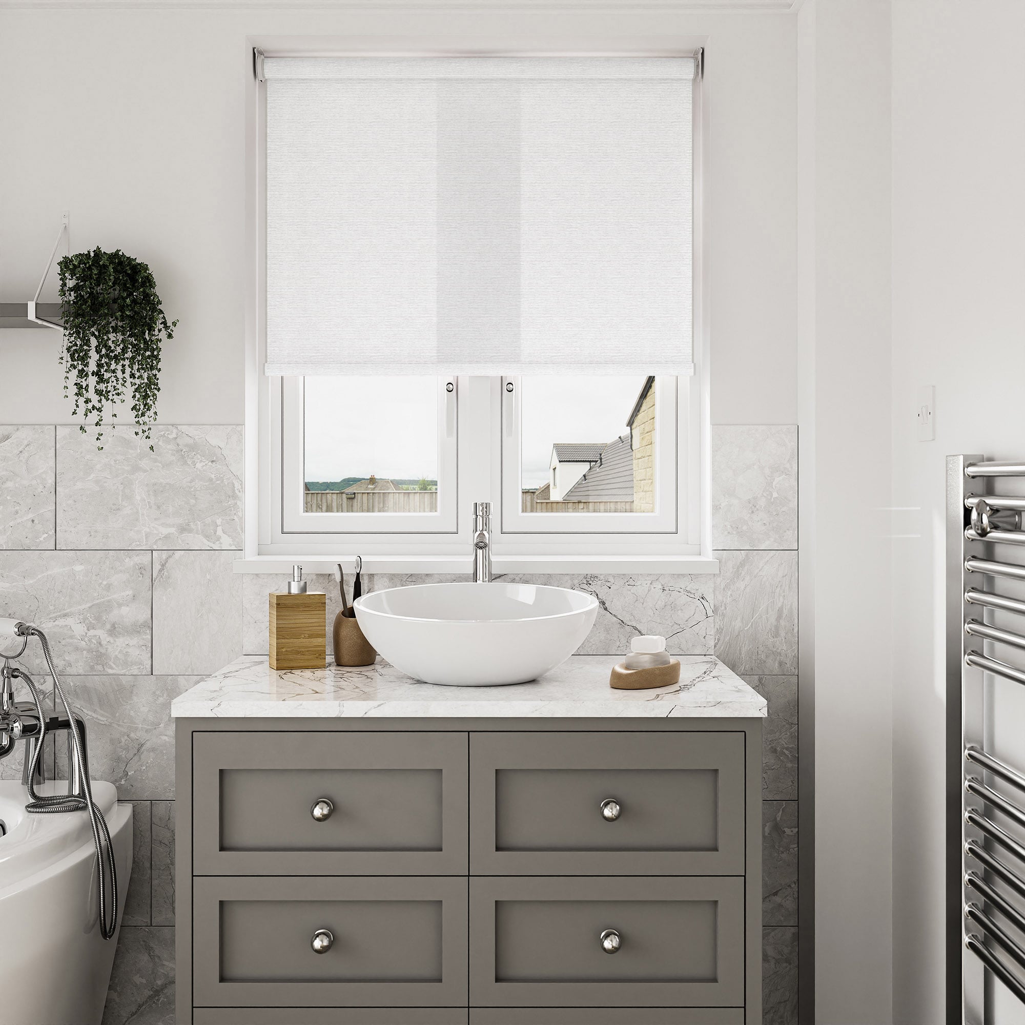 Glen Noir Elegance Motorised Roller Blind - Image 7