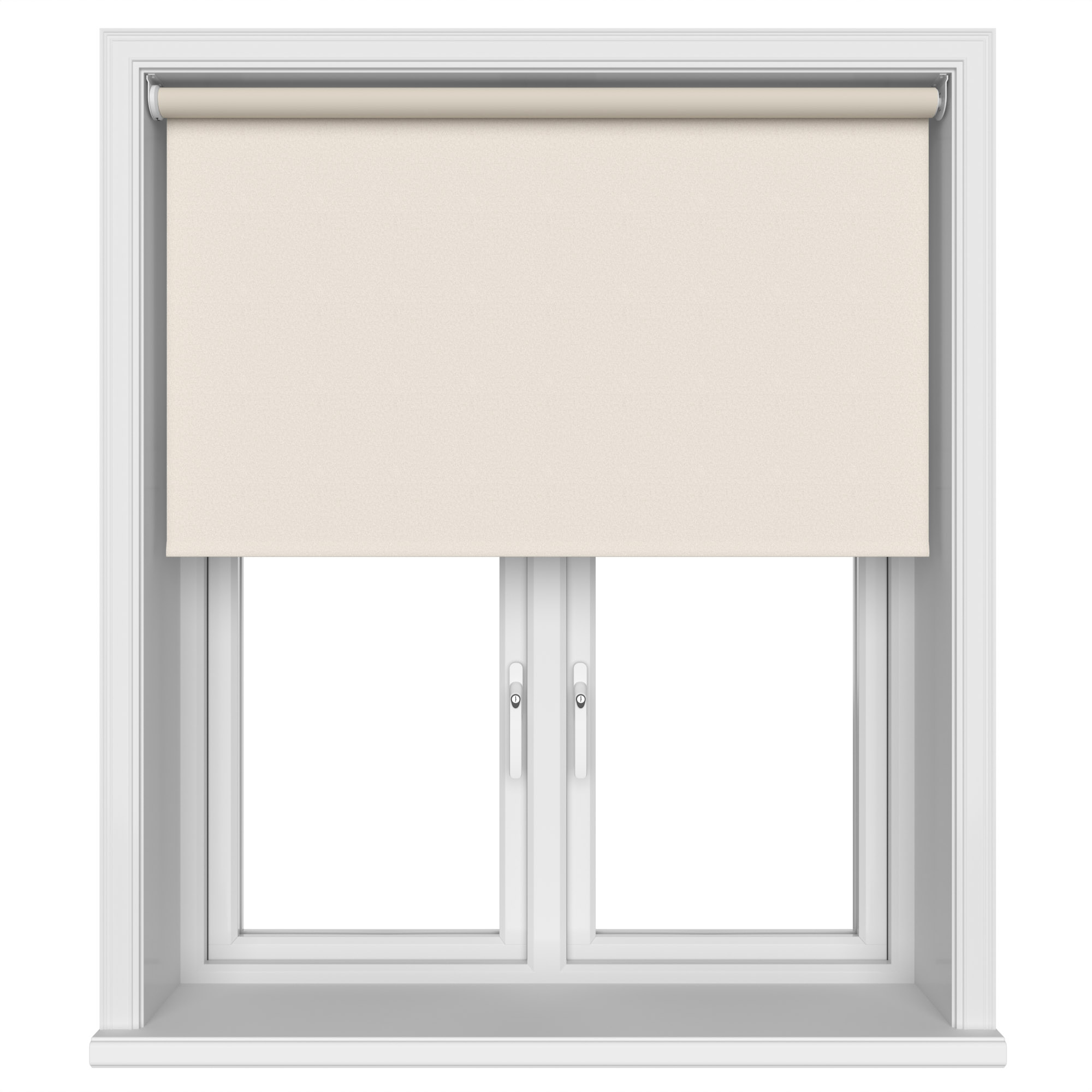 Sparkle Blackout Silk Oyster Motorised Roller Blind