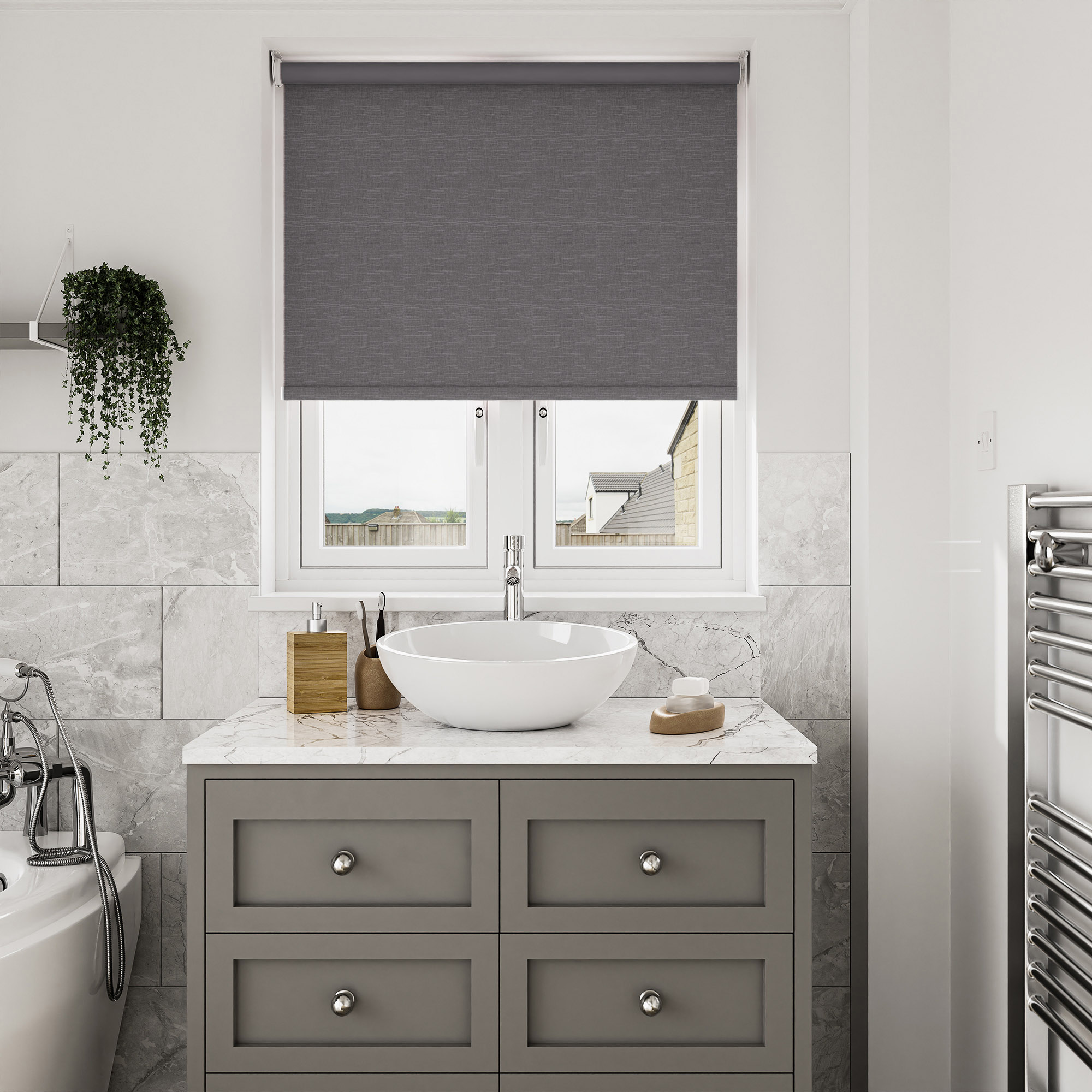Huxley Blackout Majestic Dawn Motorised Roller Blind - Image 7