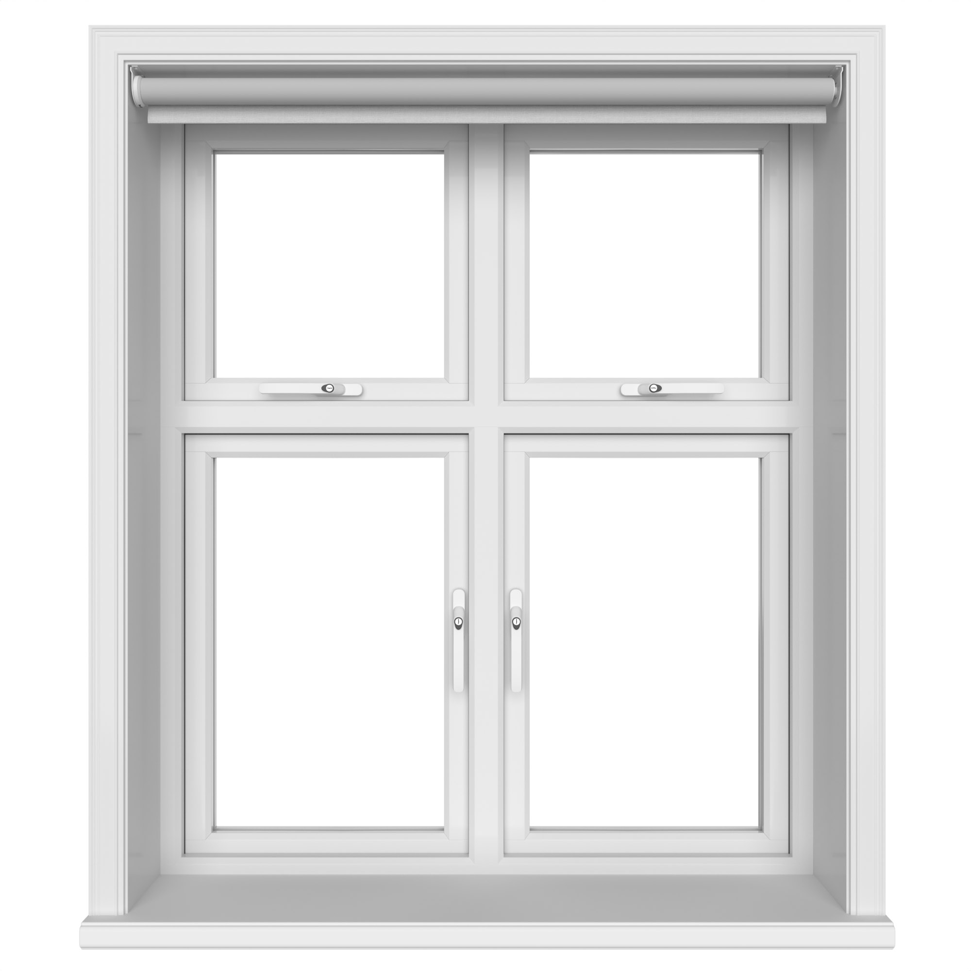 Huxley Blackout Muted Cloud Motorised Roller Blind - Image 3