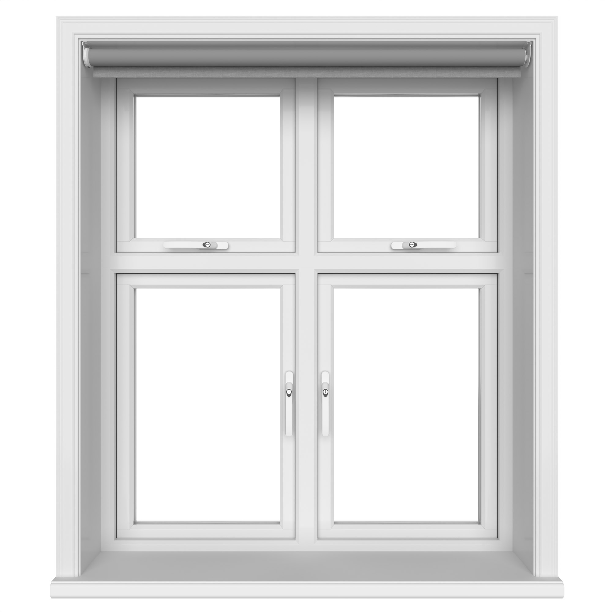 Huxley Blackout Eclipse Grey Motorised Roller Blind - Image 3