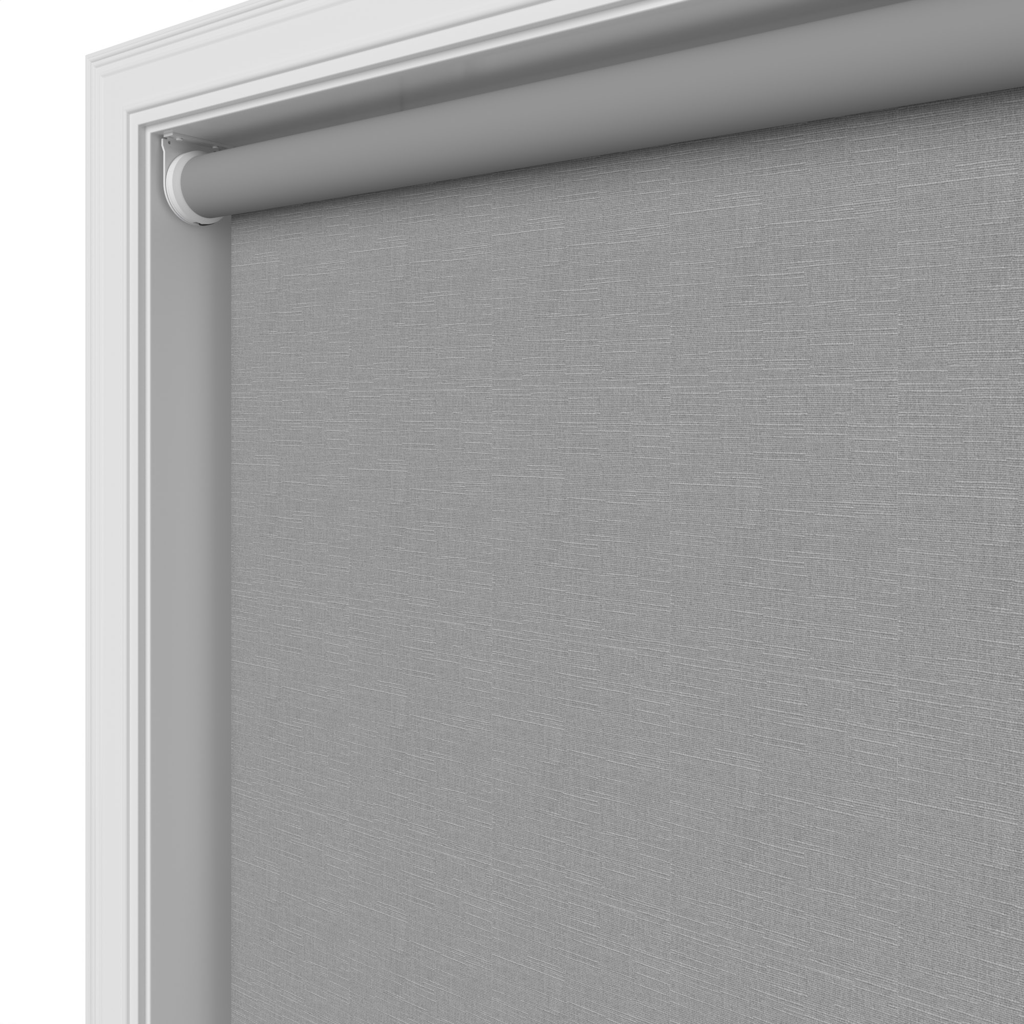 Huxley Blackout Eclipse Grey Motorised Roller Blind - Image 4
