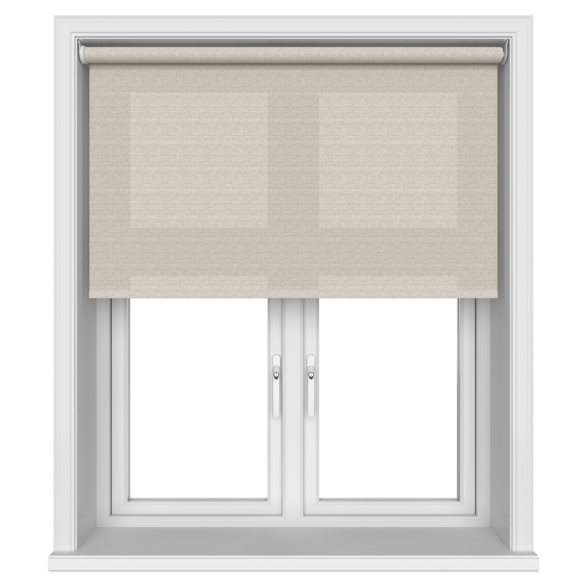 Luxe Chalk Motorised Roller Blind