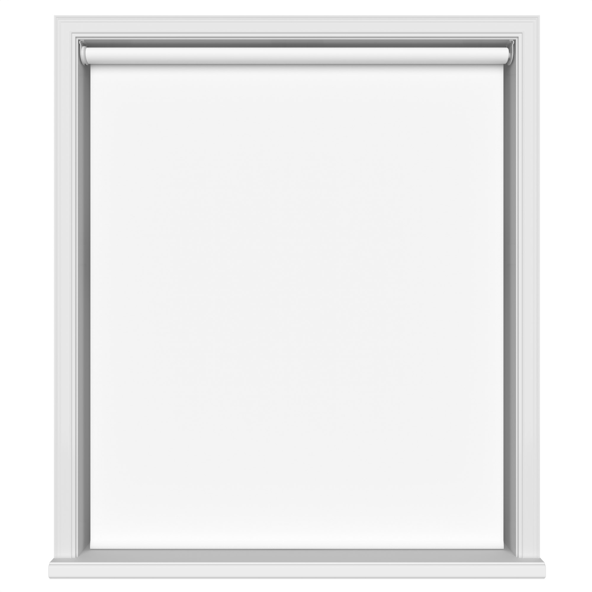 Chester Blackout Pure White Motorised Roller Blind - Image 2