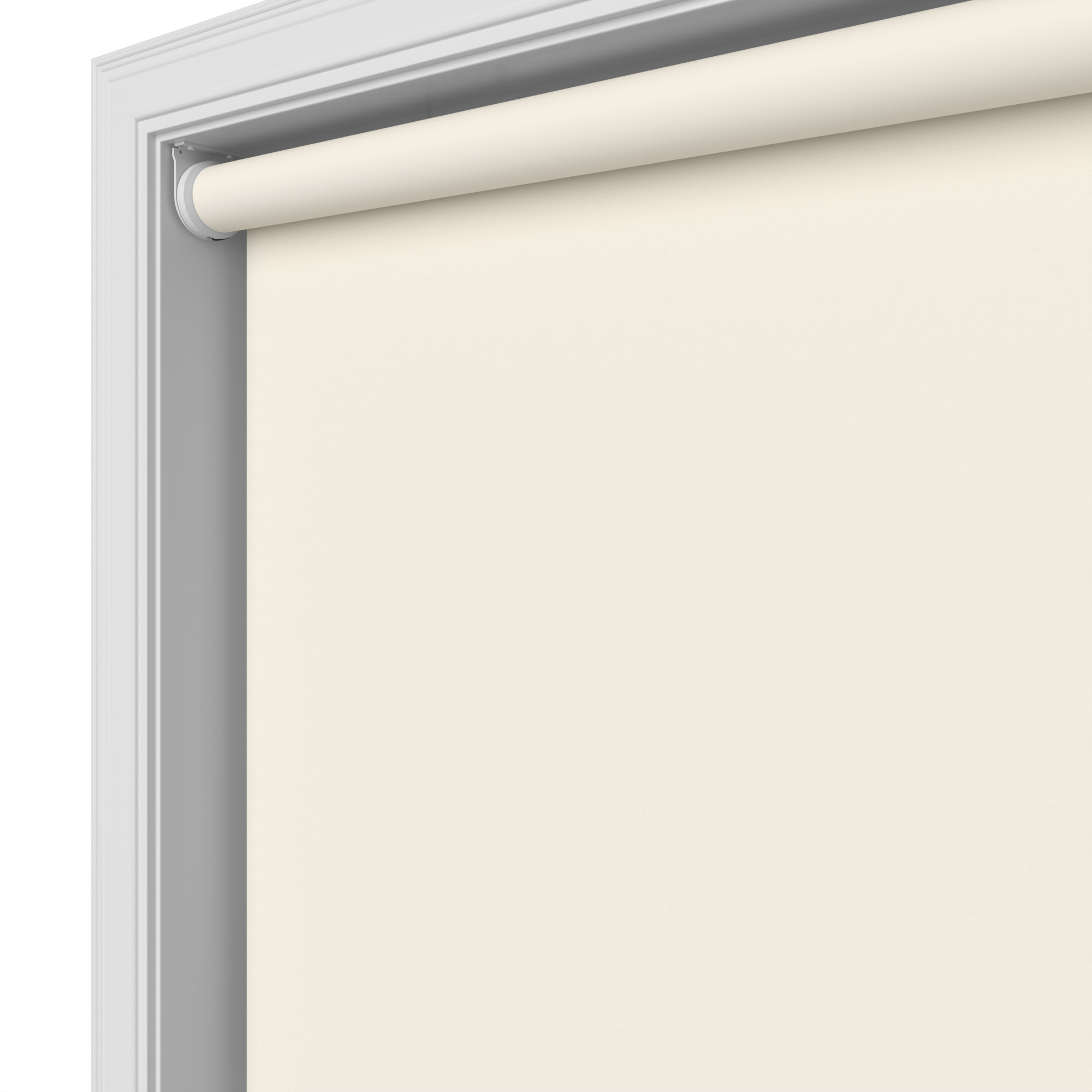Chester Blackout Cream Motorised Roller Blind - Image 4