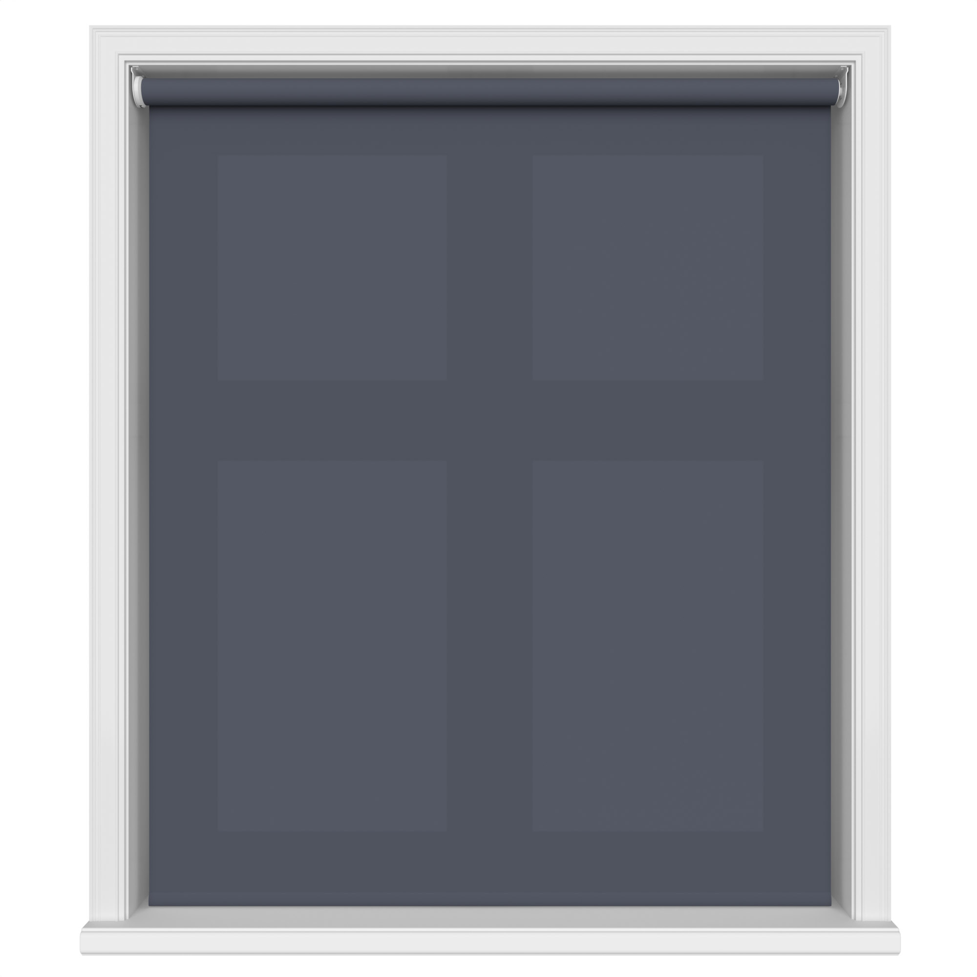 Chester Navy Blue Motorised Roller Blind - Image 2