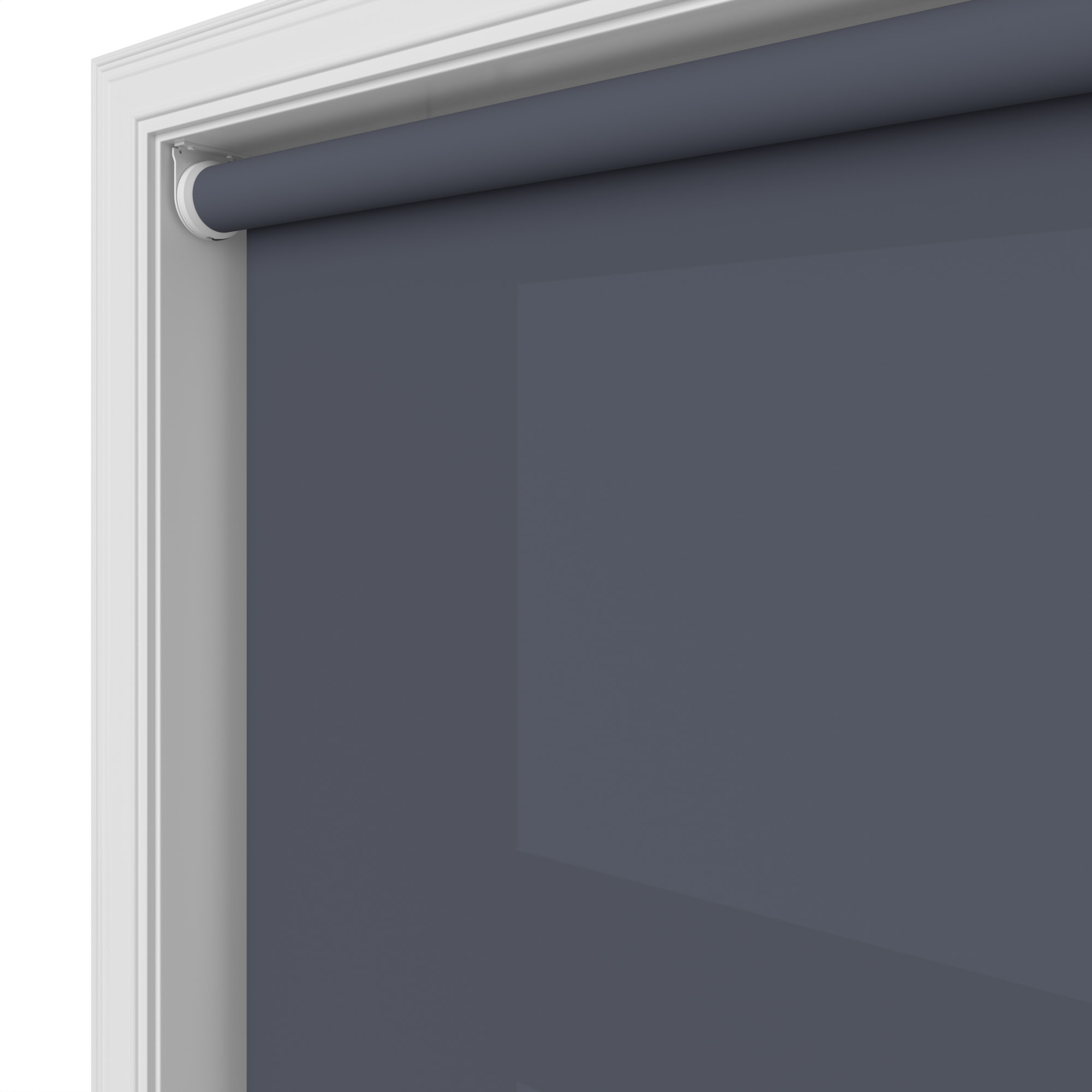 Chester Navy Blue Motorised Roller Blind - Image 4