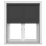 Chester Shadow Noir Motorised Roller Blind