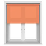 Chester Sunset Orange Motorised Roller Blind