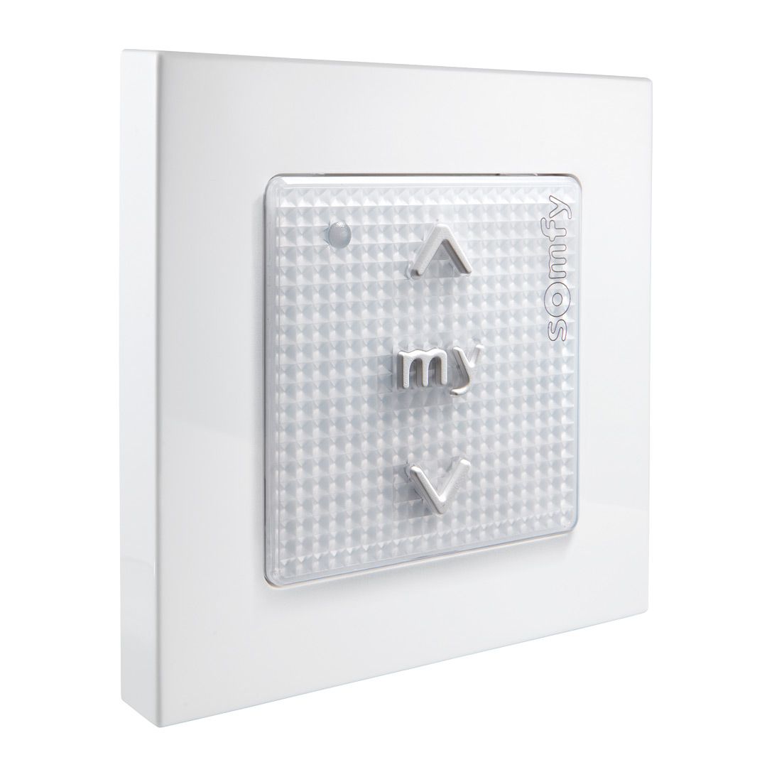 Somfy Smoove Origin RTS Pure Wall Switch