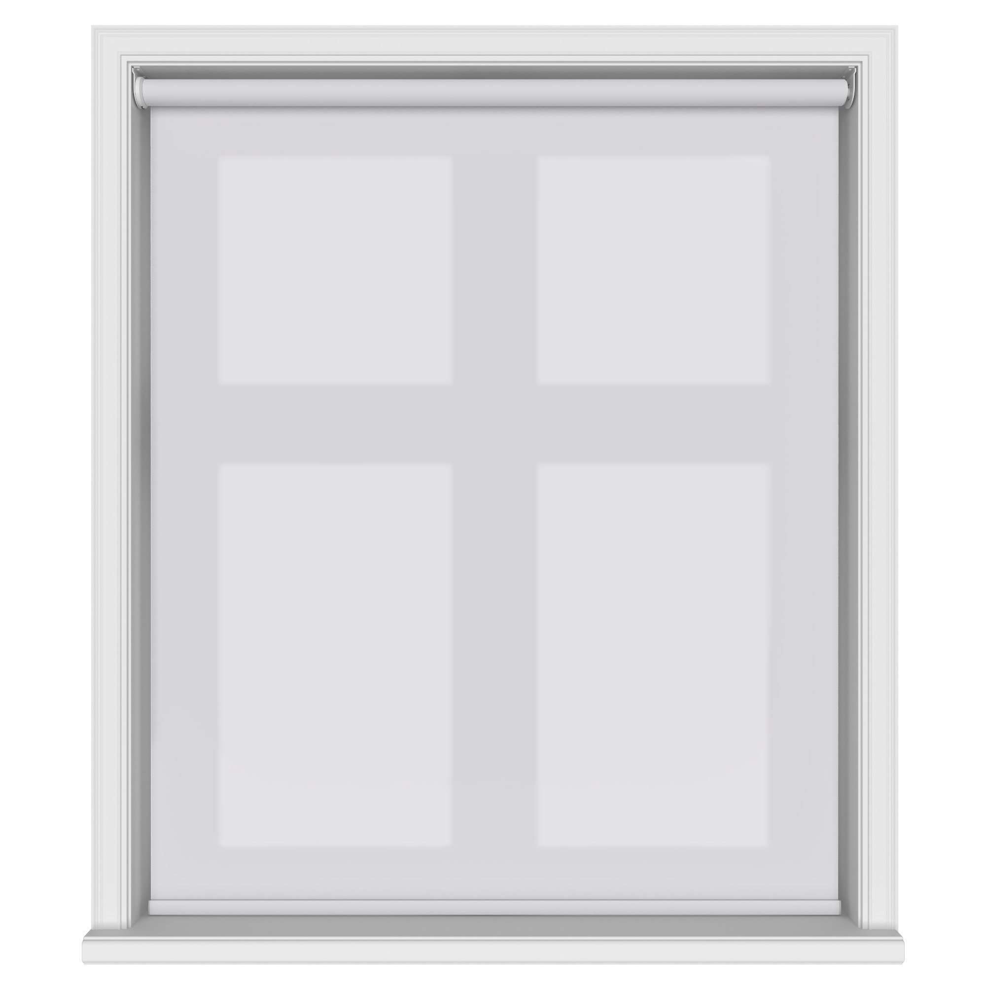 Easton Naro White Motorised Roller Blind - Image 2