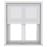 Easton Naro White Motorised Roller Blind