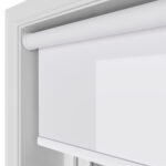 Easton Snowy White Motorised Roller Blind